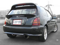 Glanza V : Rear end view