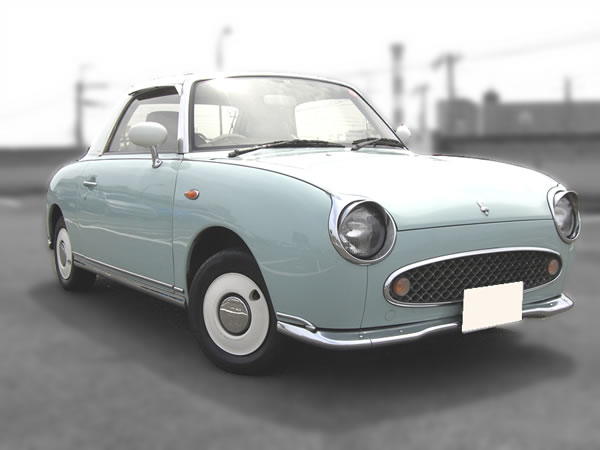 SALE Nissan Figaro Aqua : Front end view