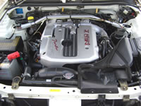 1999 Nissan Skyline R34 25GT-T For Sale Japan : Engine bay