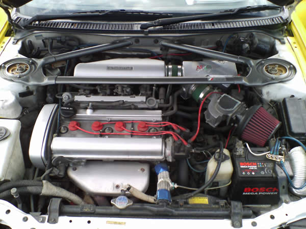 AE101/engine bay view